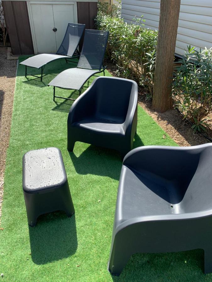 Mobilhome Vias Plage Dans Camping Eksteriør billede