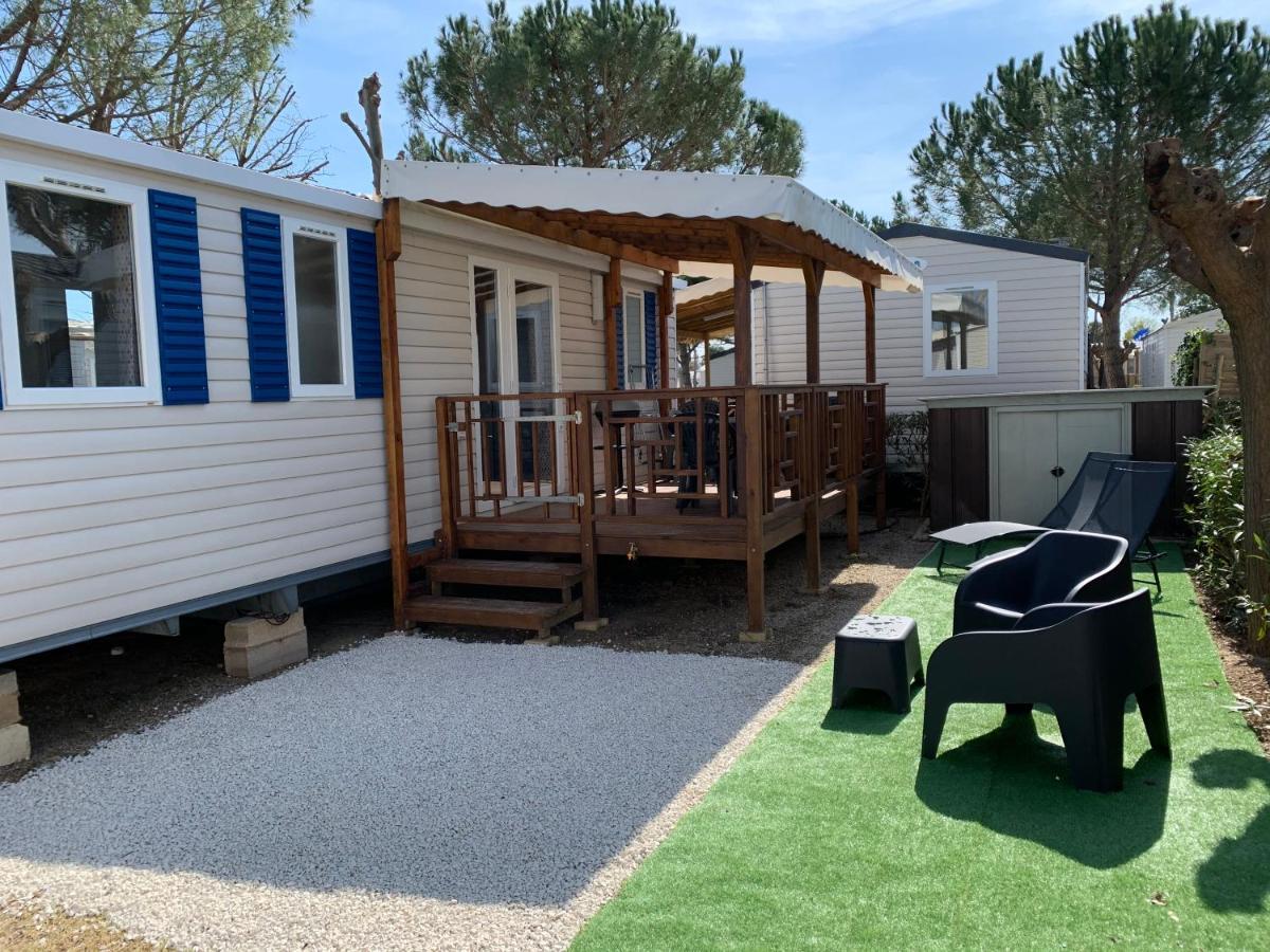 Mobilhome Vias Plage Dans Camping Eksteriør billede