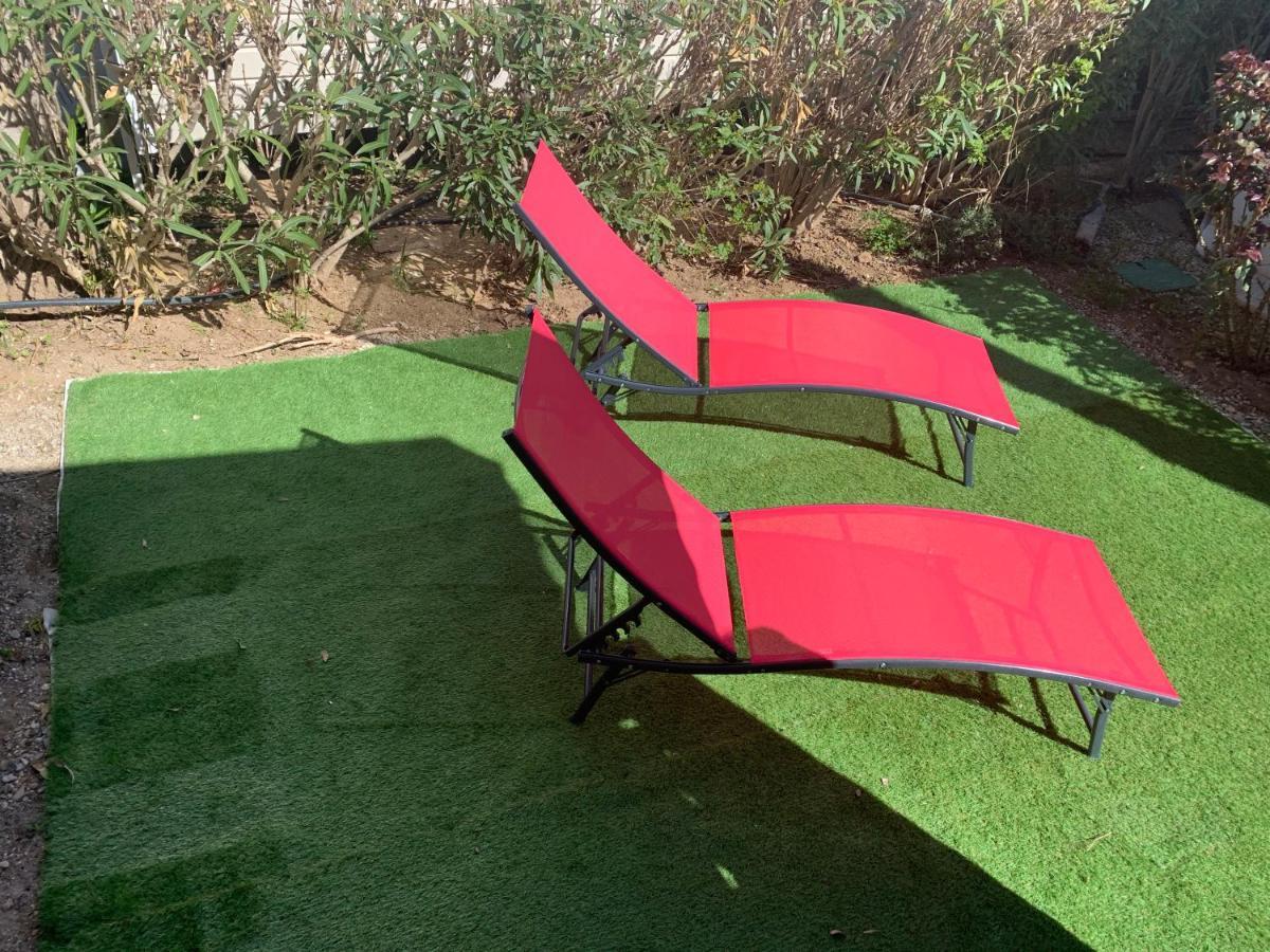 Mobilhome Vias Plage Dans Camping Eksteriør billede
