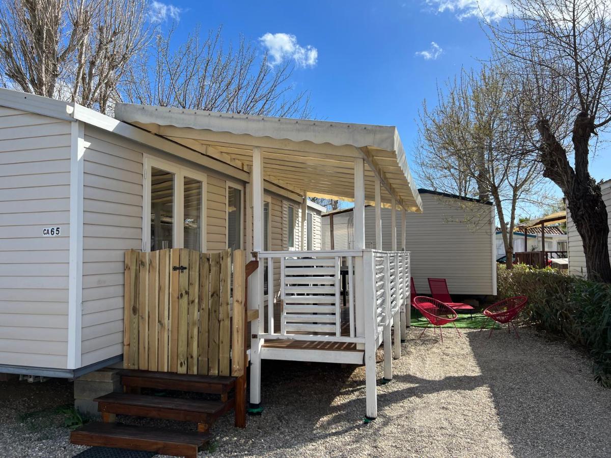 Mobilhome Vias Plage Dans Camping Eksteriør billede