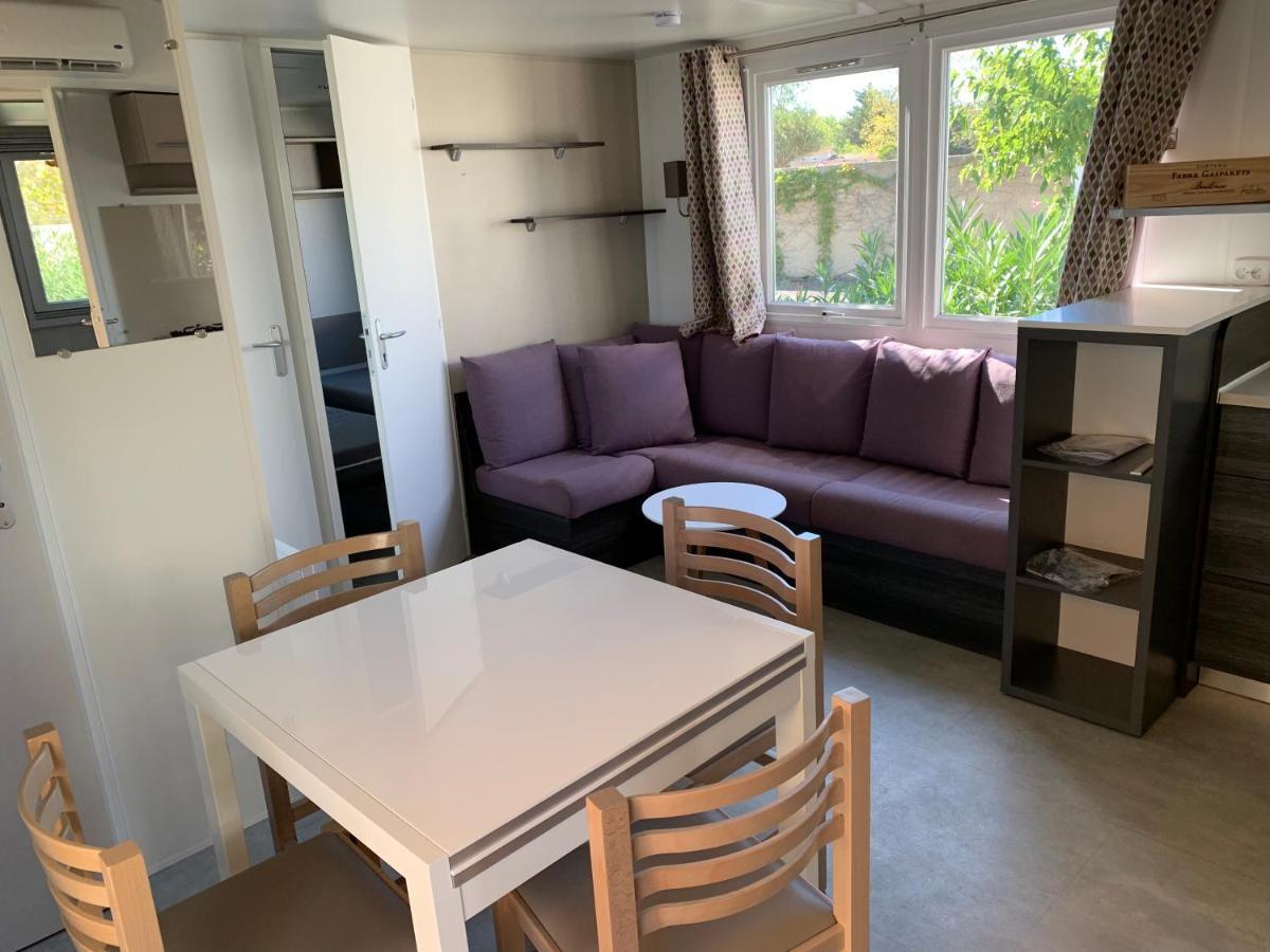 Mobilhome Vias Plage Dans Camping Eksteriør billede